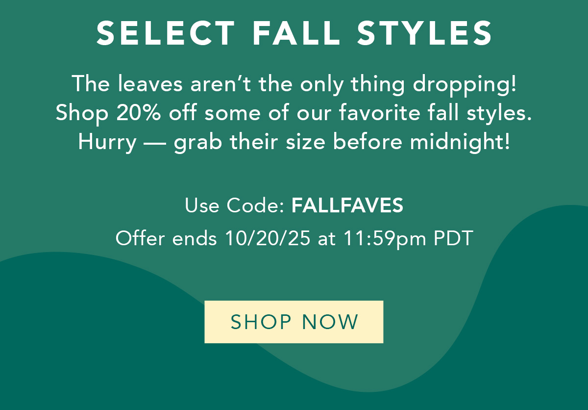 Select Fall Styles