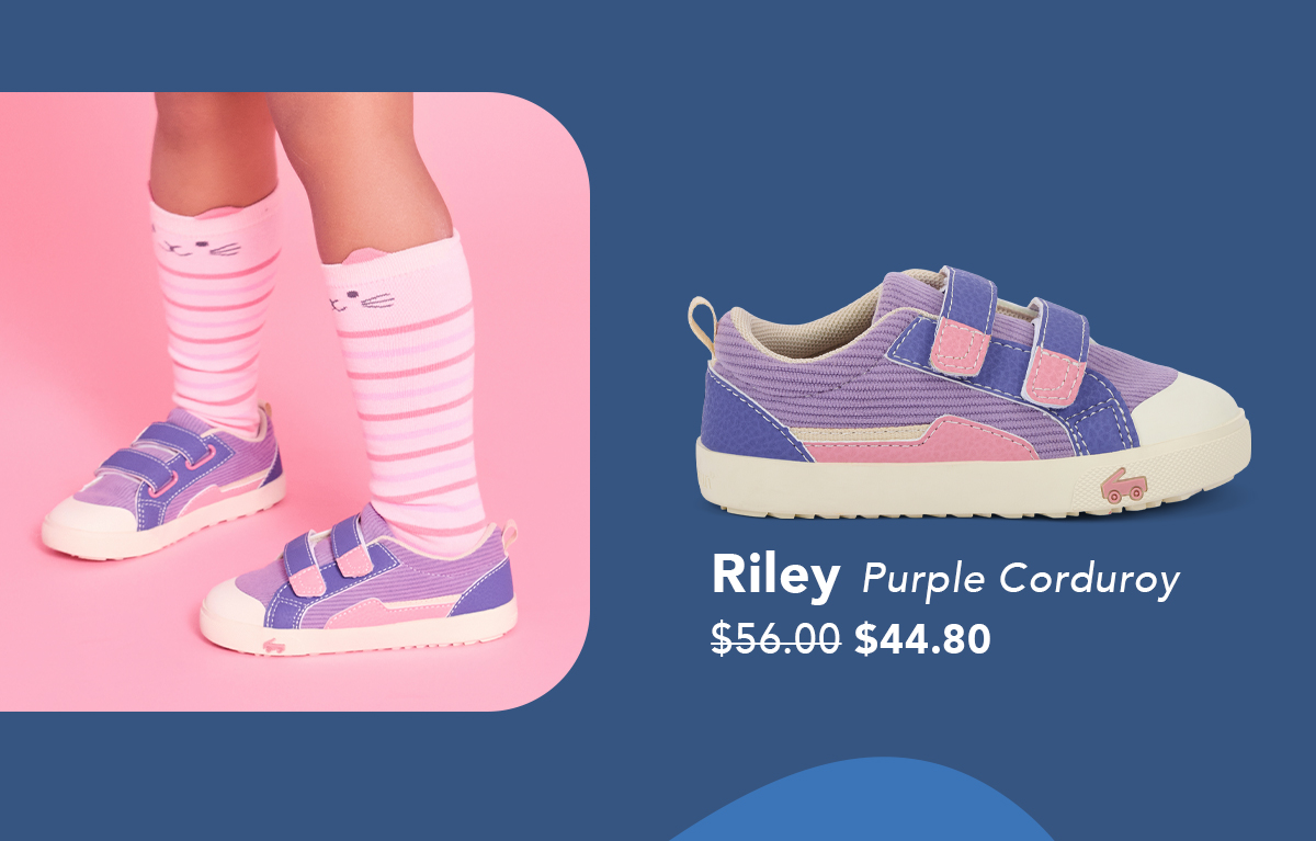 Riley Purple Corduroy