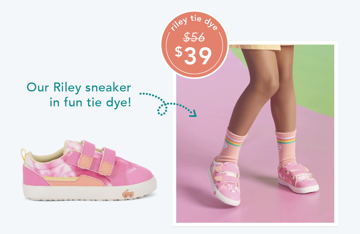 Our Riley Sneaker in Two New Tie Dye Colors