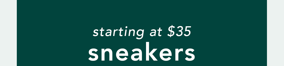 Sneakers Starting at $35