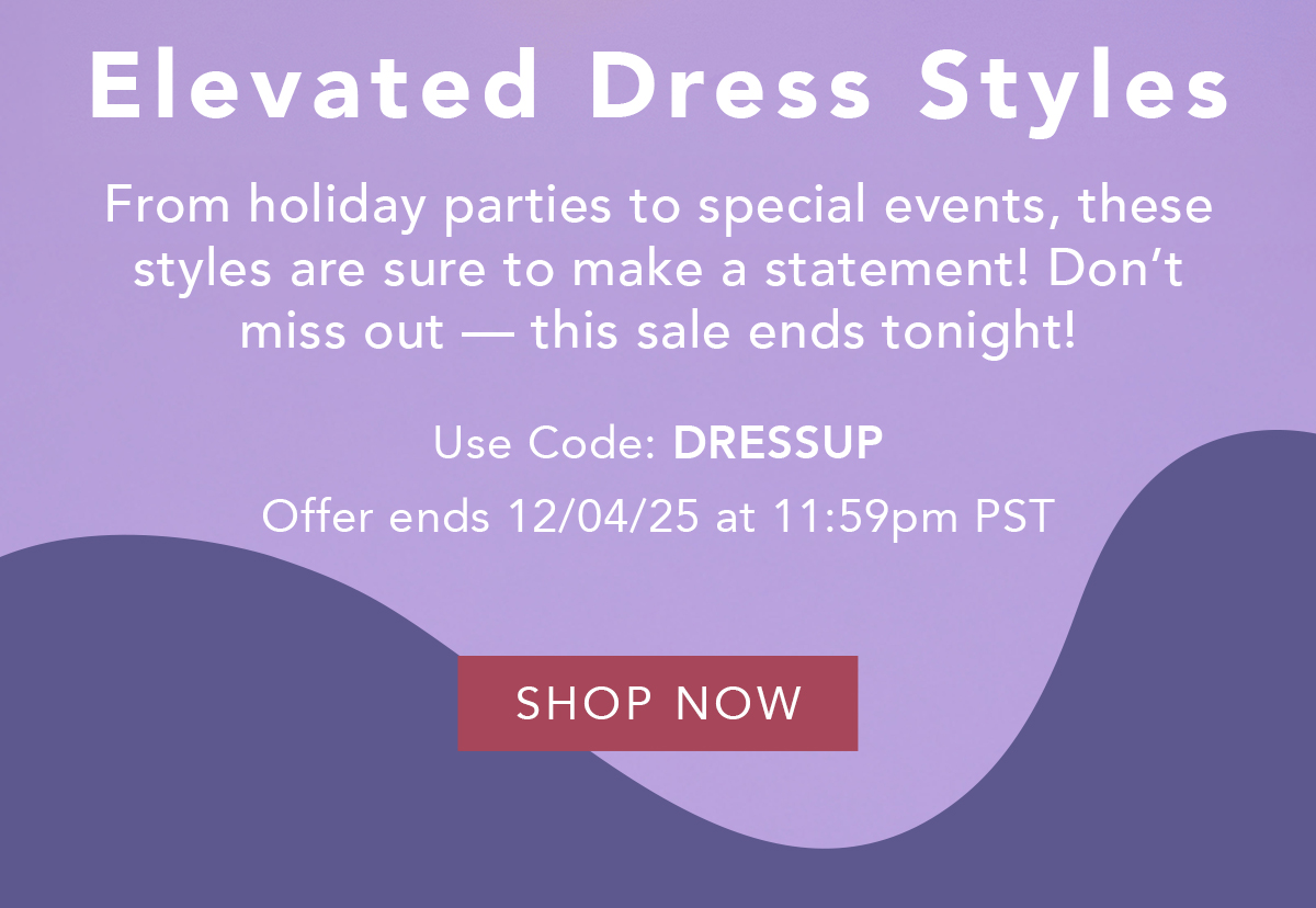 Use Code DRESSUP for 20% Off!