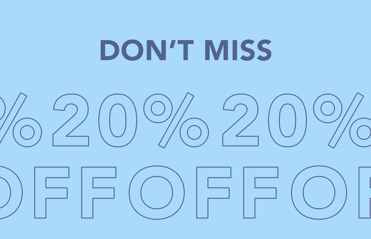 20% Off SITEWIDE
