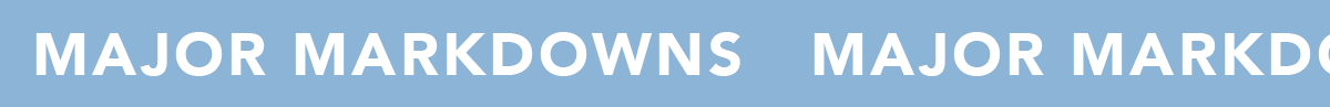 Major Markdowns