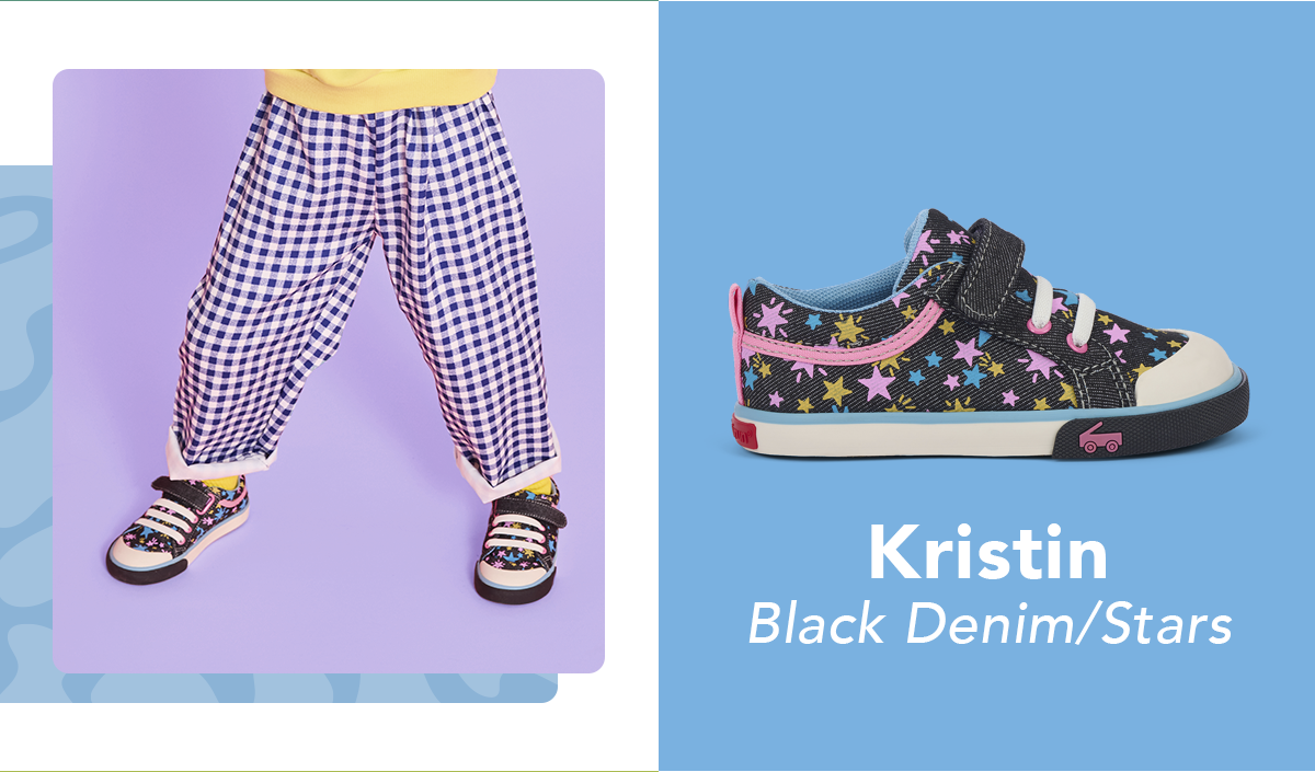 Kristin Black Denim/Stars