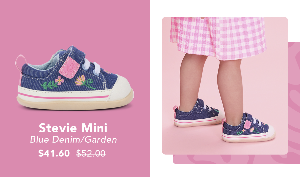 Stevie Mini Blue Denim/Garden