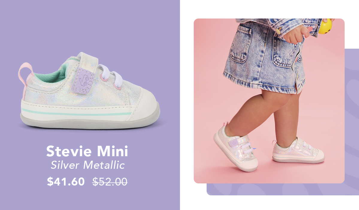 Stevie Mini Silver Metallic