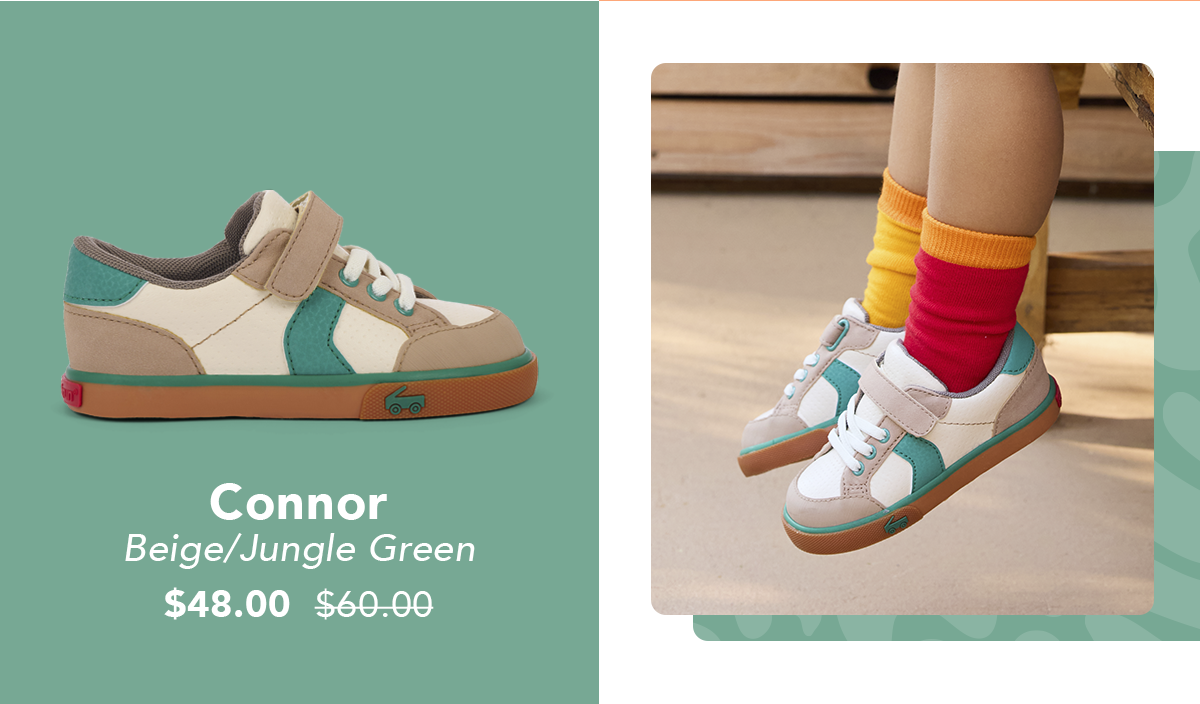Connor Beige/jungle green