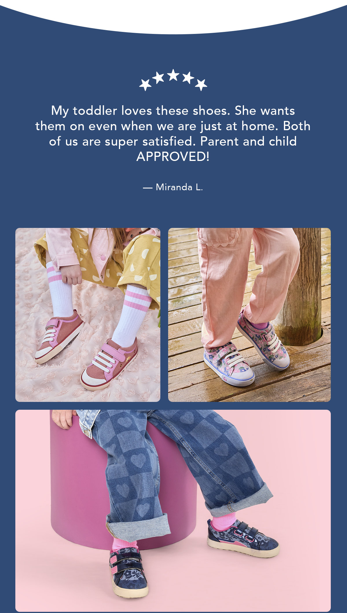 "My toddler loves these shoes."