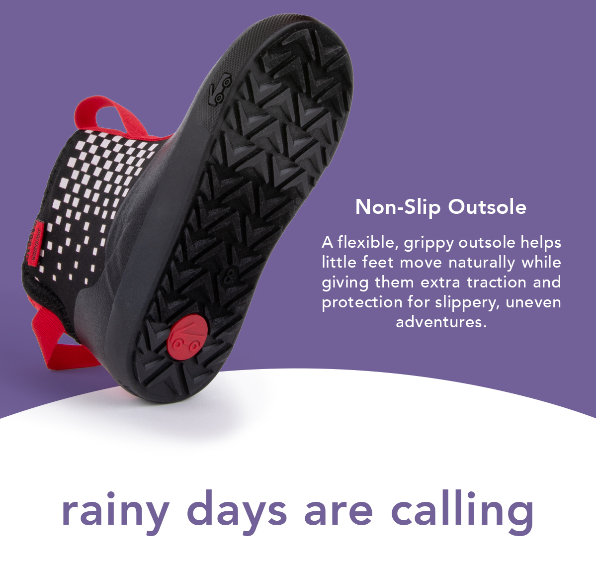Non slip outsole