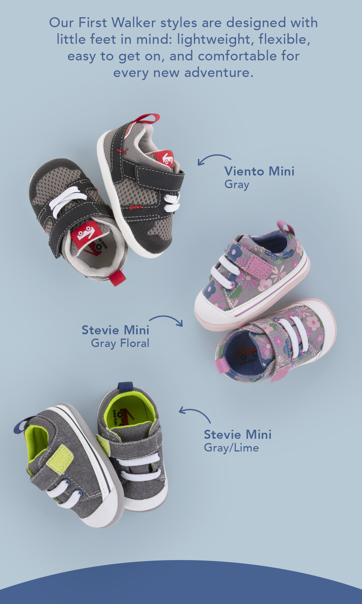 Designed with little feet in mind