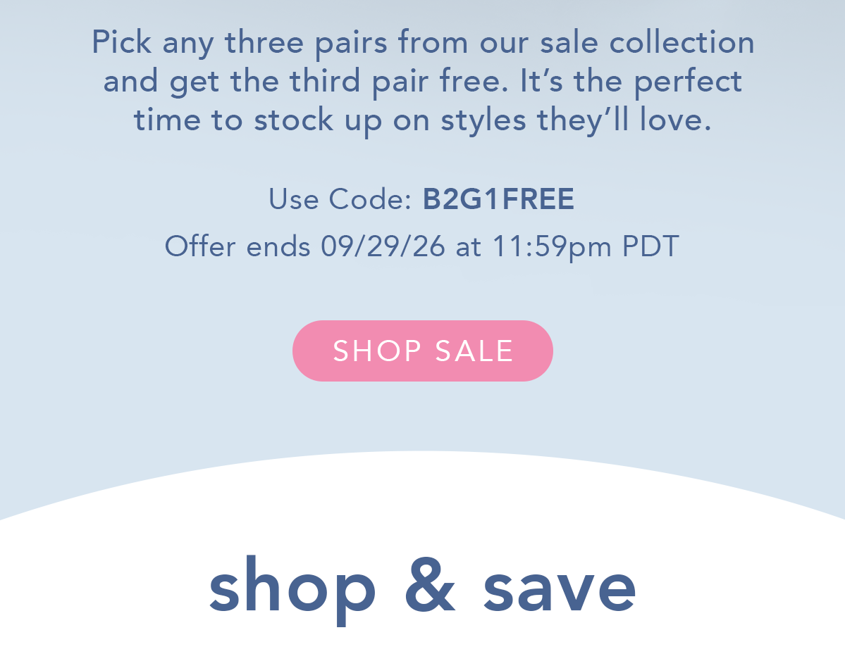 Use code B2G1FREE to get your 3rd sale page style free.