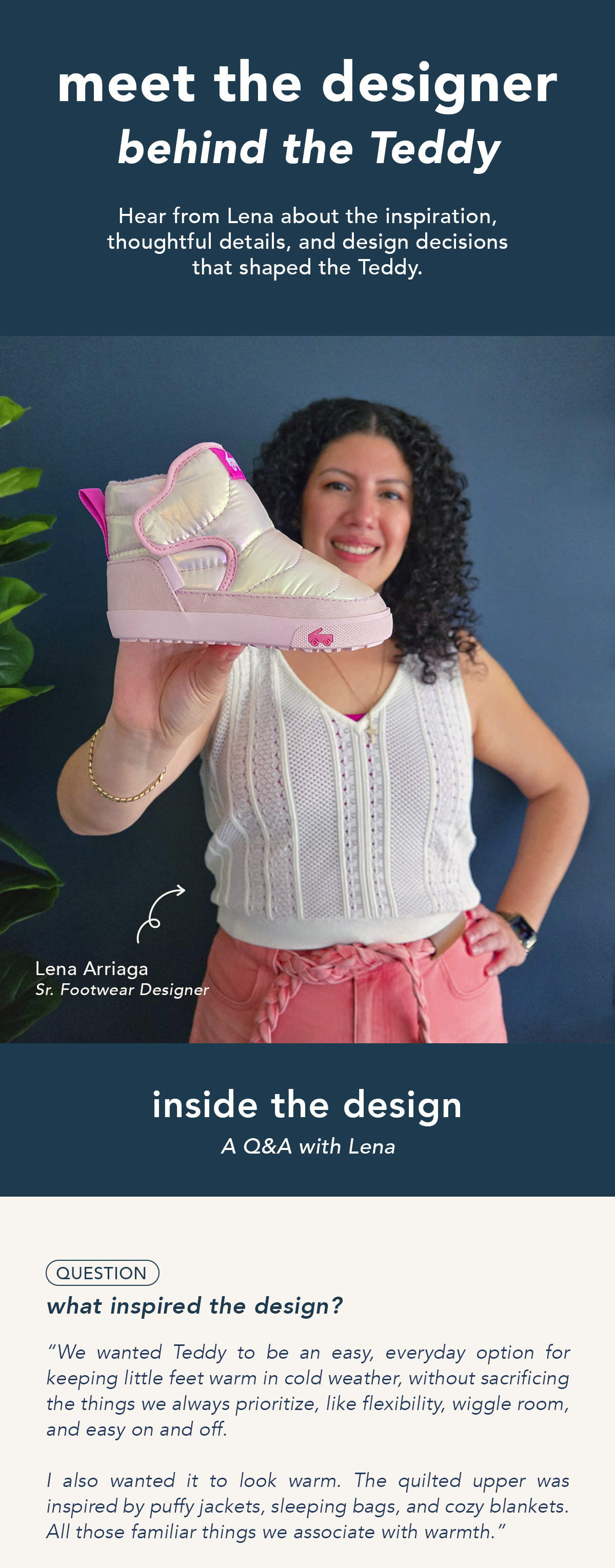 Meet Lena, the designer behind the Teddy