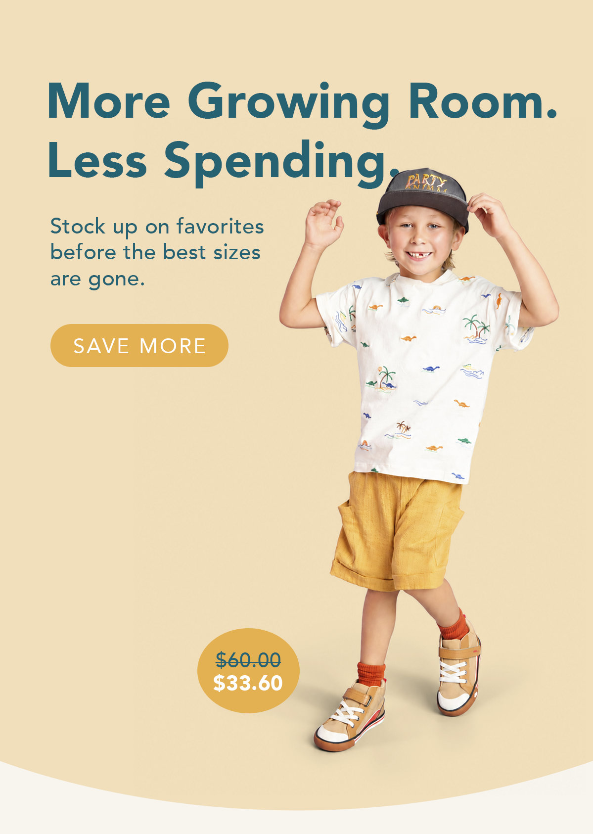 More Growing Room. Less Spending