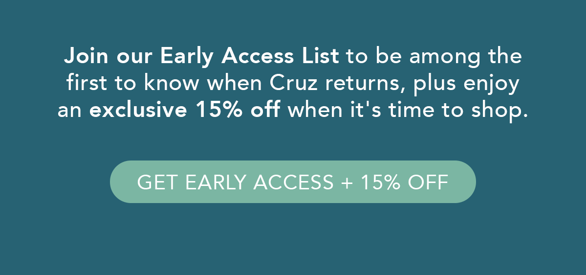 Sign up for early access and 15% off