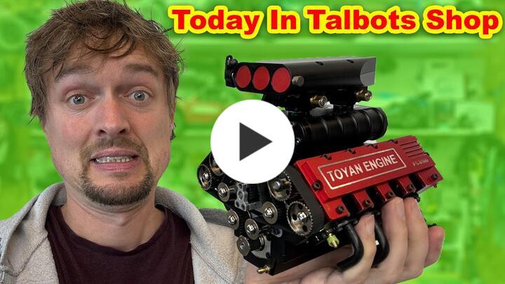 TOYAN V8 Engine FS-V800 28cc Nitro Engine - Build Your Own V8 Engine - V8 Engine Model Kit That Works